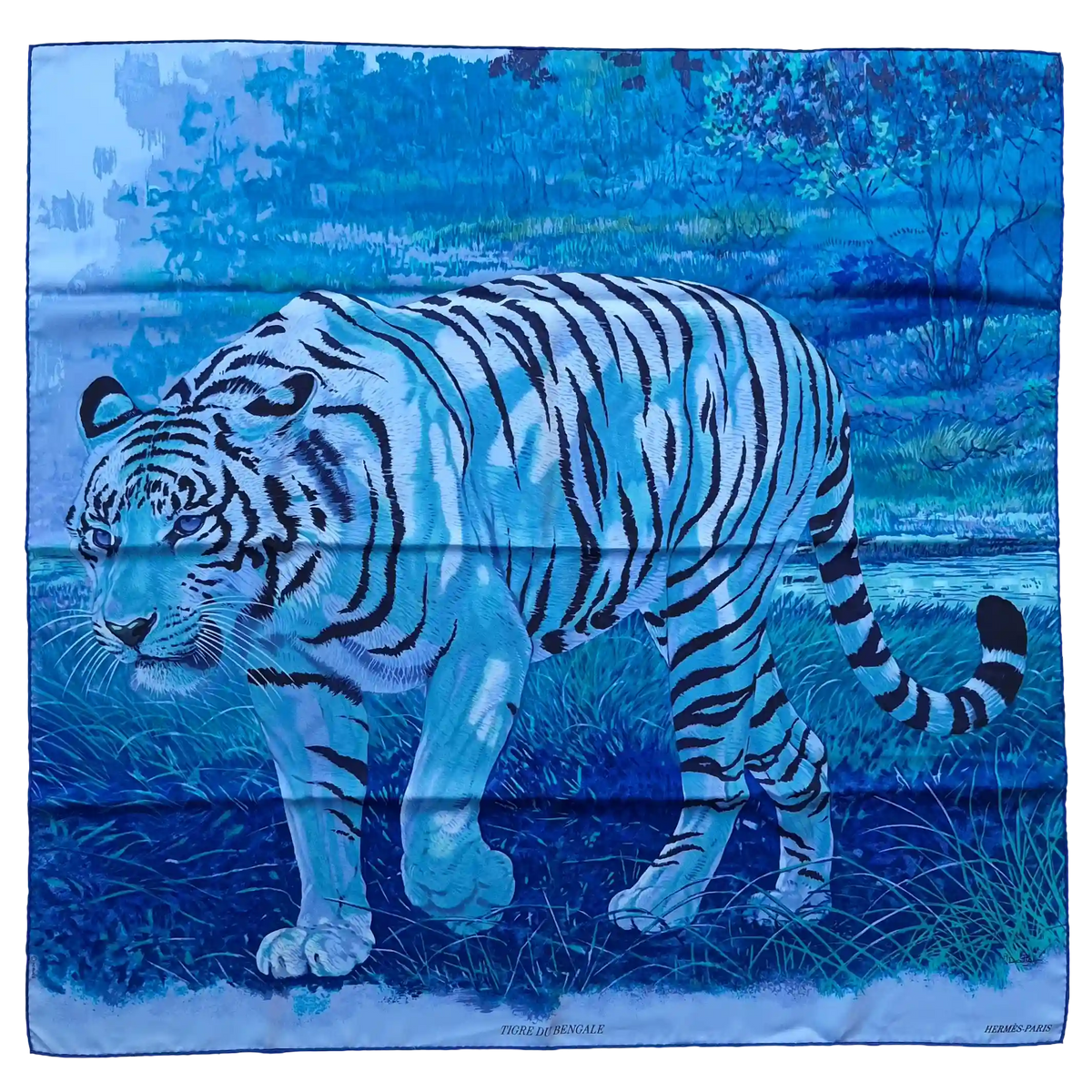 tigre du bengale robert dallet blue