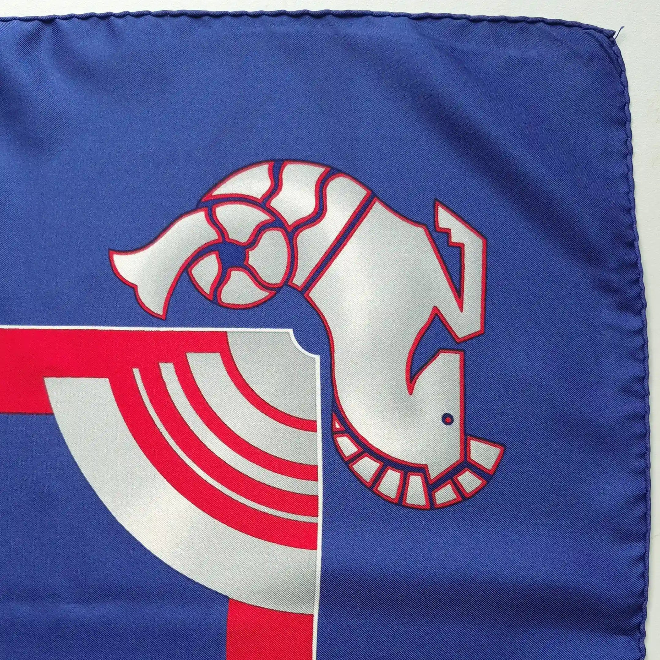 hermes air france silk scarf label tag detail