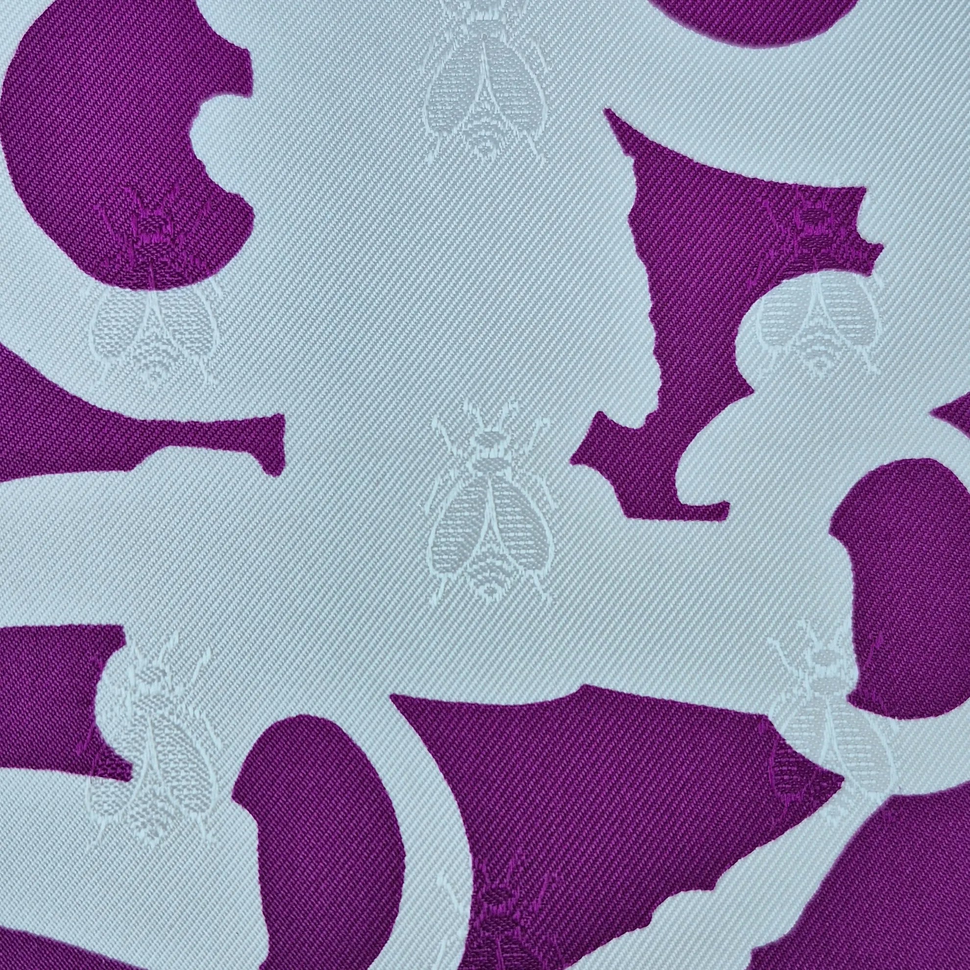 hermes brides de gala hugo grygkar silk scarf purple white equestrian bridle