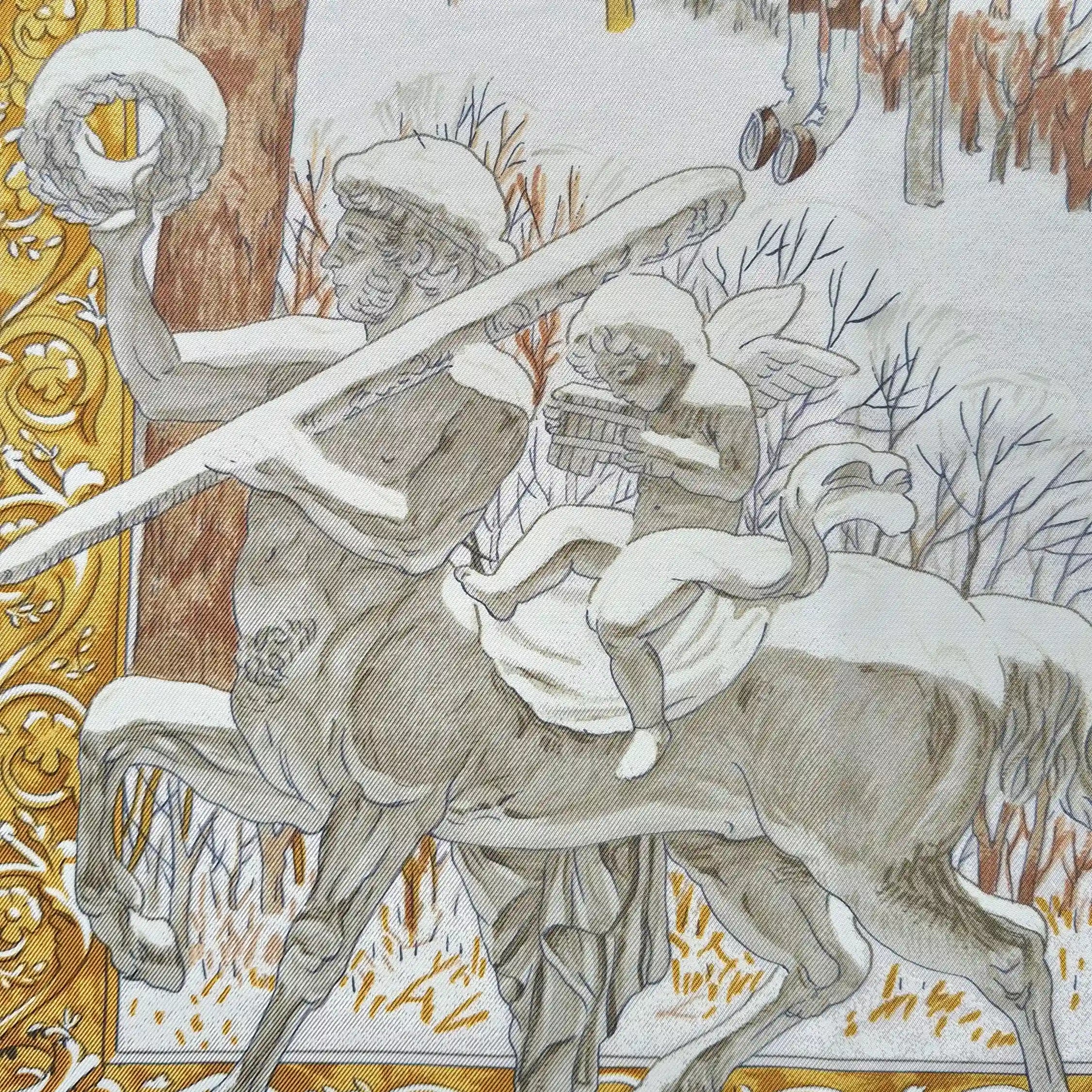 "L'Hiver" par Philippe Ledoux - réédition de 1995 - Soie Twill 90x90