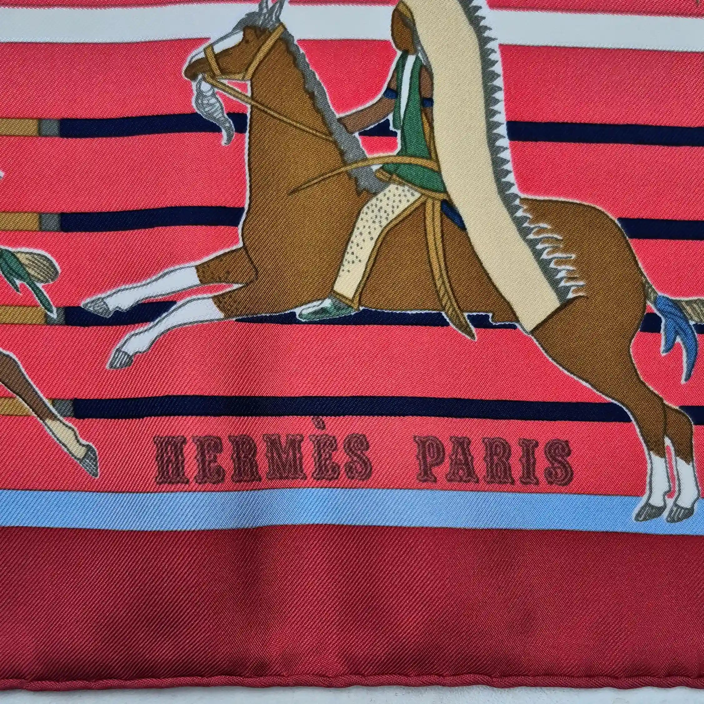 hermes pani la shar pawnee kermit oliver silk scarf red native american chief