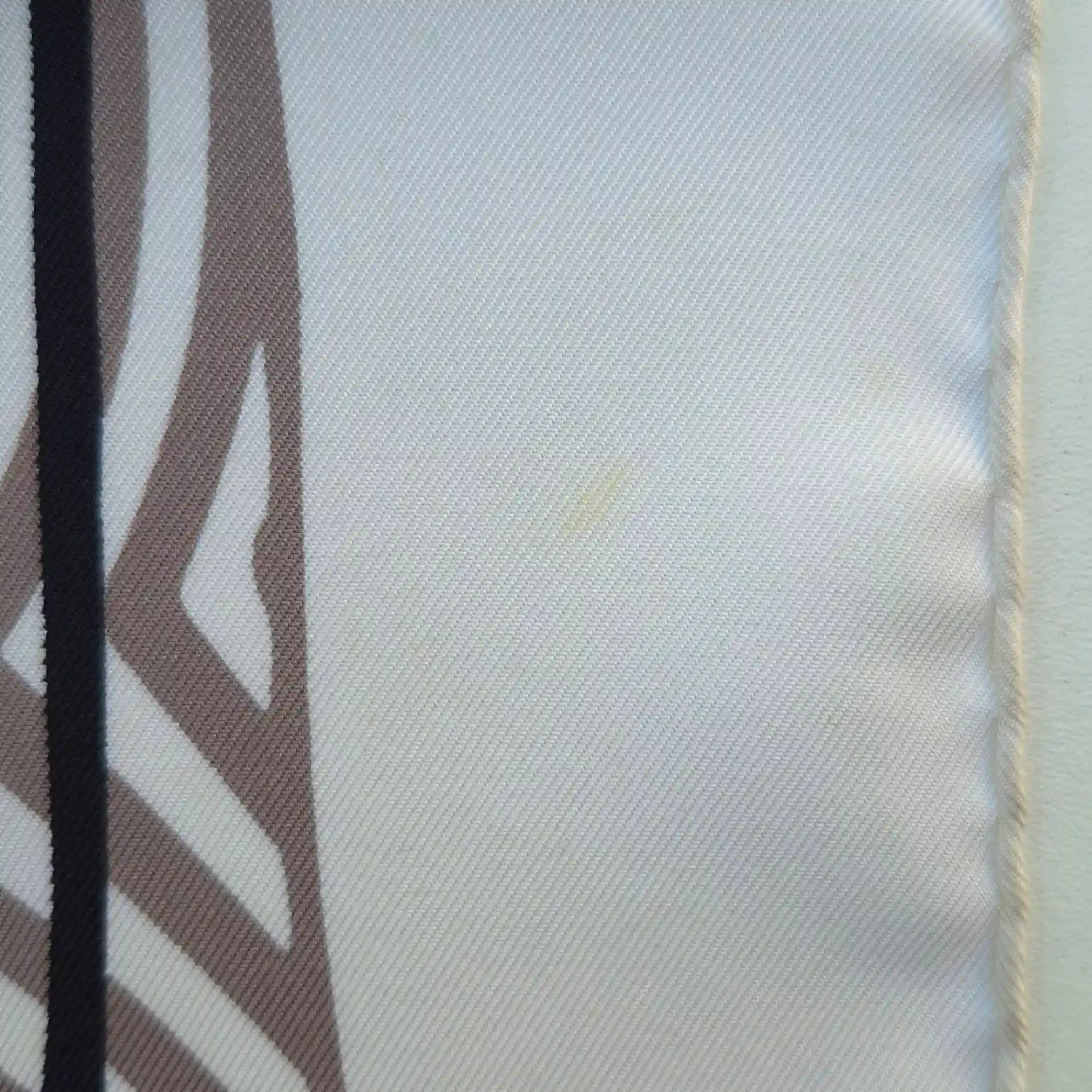 hermes ondes de chic rybaltchenko silk scarf black white op art waves abstract detail