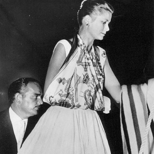 Grace Kelly et son foulard Hermès