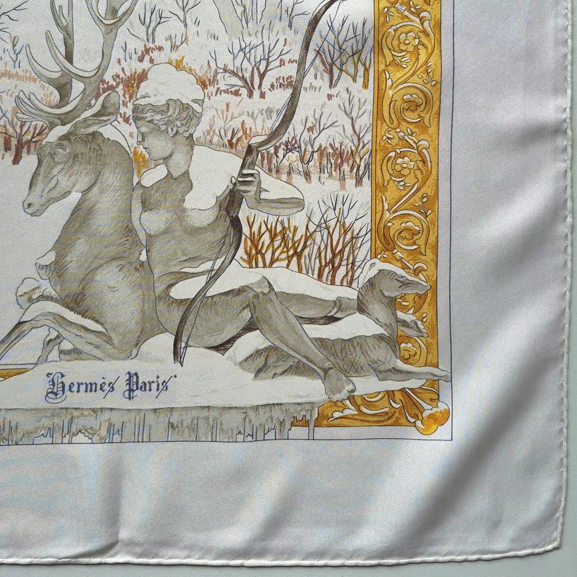 "L'Hiver" par Philippe Ledoux - réédition de 1995 - Soie Twill 90x90