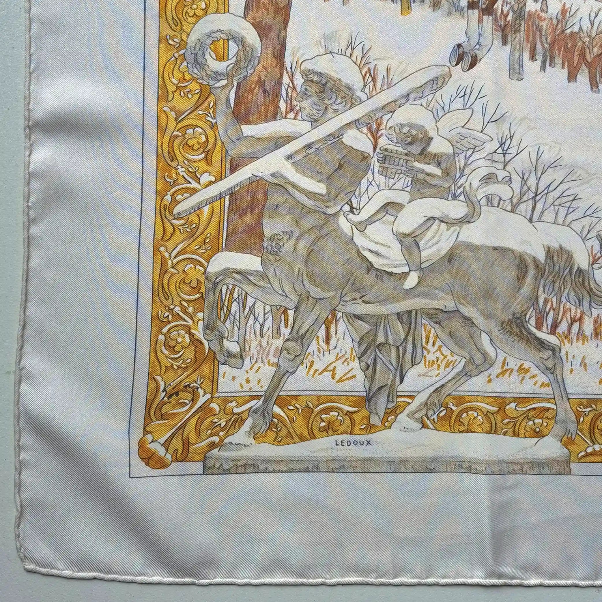 "L'Hiver" par Philippe Ledoux - réédition de 1995 - Soie Twill 90x90