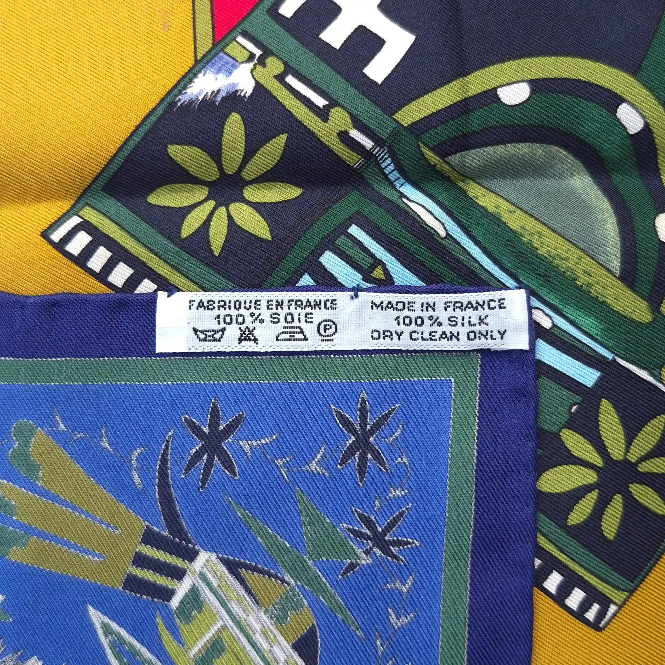 hermes kachina kermit oliver silk scarf red gold hopi zuni native american