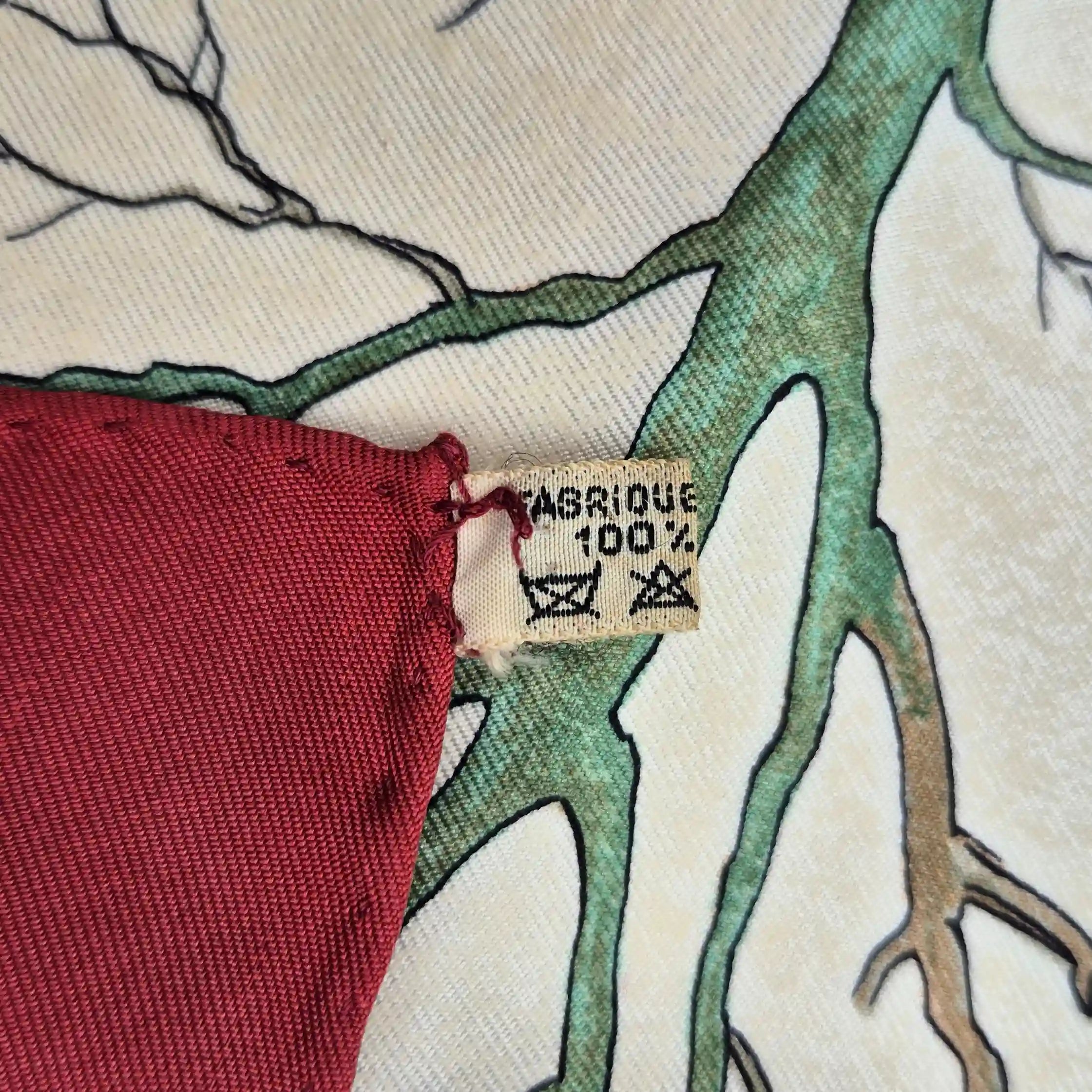 hermes l hiver philippe ledoux silk scarf red white winter hunting scene