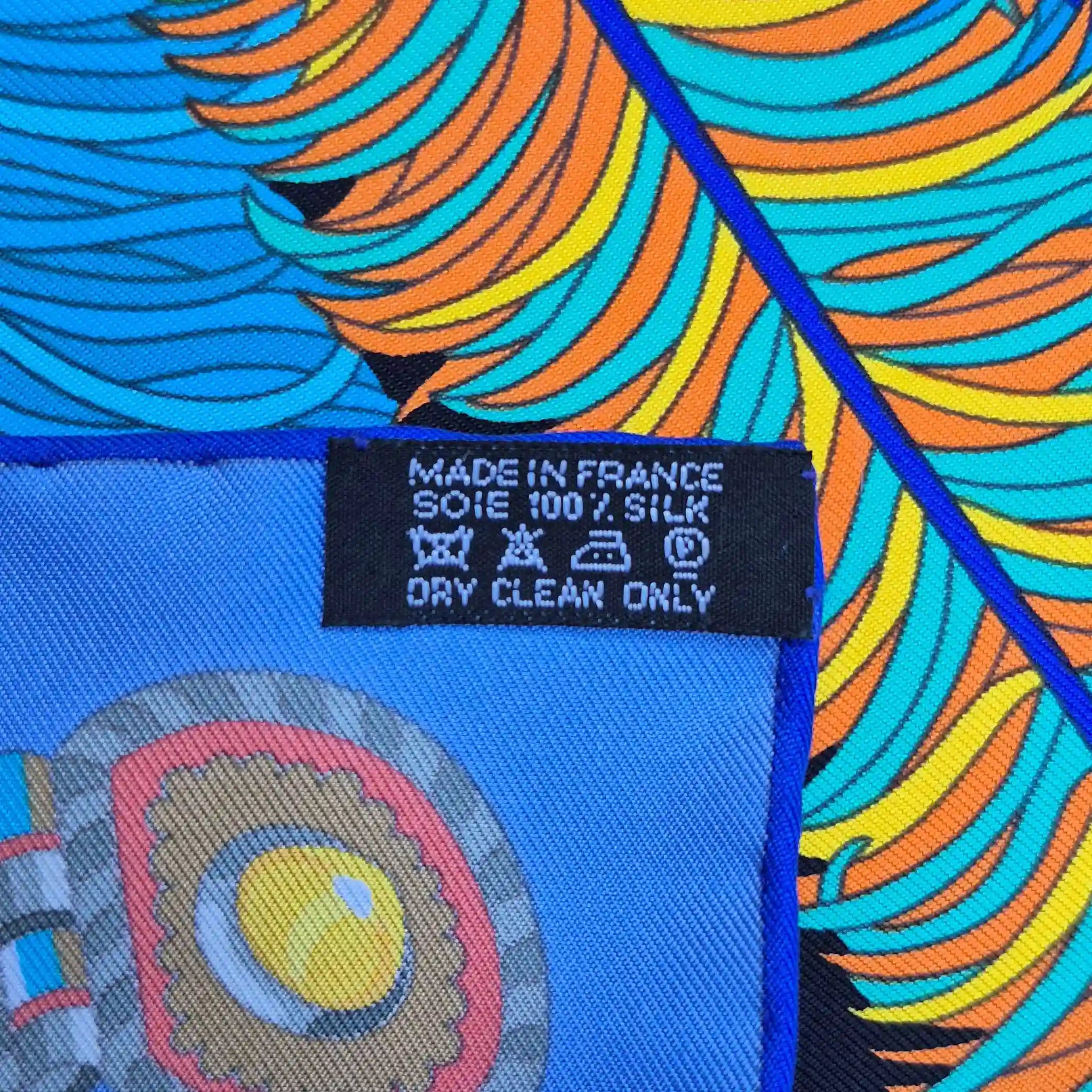 hermes sous l egide de mars pierre marie silk scarf blue black red antique armor